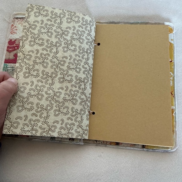 NEW Beautiful Ribbon Bound Journal with Vintage Pages - Picture 3 of 5